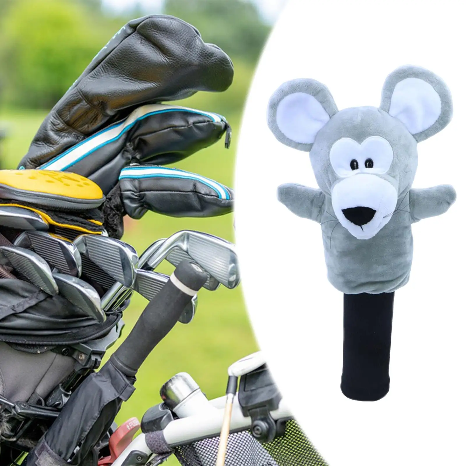 Rat Golf Headcover Golf Club Cover, Cartoon Accessories Gift Lovely Headcover for Golfer, Elder
Rat Golf Headcover Golf Club Cover, Cartoon Accessories Gift Lovely Headcover for Golfer, Elder