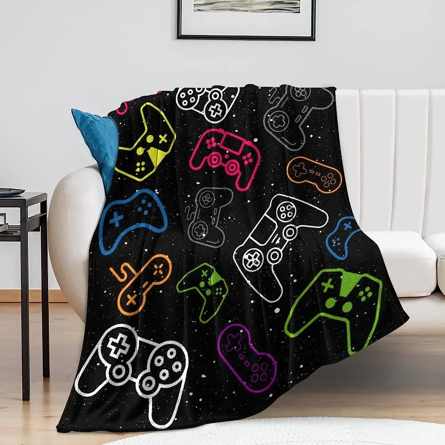 3D Print Video Game Blanket Gamer Gamepad Gaming Flannel Throw Blanket Ultra Soft Home Decor Comfortable Kids Adult Couch Quilt
3D Print Video Game Blanket Gamer Gamepad Gaming Flannel Throw Blanket Ultra Soft Home Decor Comfortable Kids Adult Couch Quilt