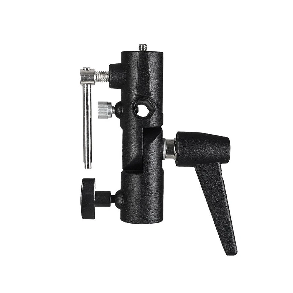 Flash Holder Bracket for Flashlight Umbrella Swivel Type Lighting Stand 1 4 inch 3 8 inch Screw Fit Tripod Durable Plastic
Flash Holder Bracket for Flashlight Umbrella Swivel Type Lighting Stand 1 4 inch 3 8 inch Screw Fit Tripod Durable Plastic