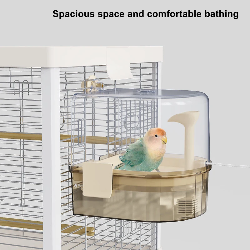 Hanging Bird Bath for Cage Parakeet Bird Cage Accessories Parrots Bathtub Bath Shower Cage for Canary Budgerigar Cockatiel
Hanging Bird Bath for Cage Parakeet Bird Cage Accessories Parrots Bathtub Bath Shower Cage for Canary Budgerigar Cockatiel