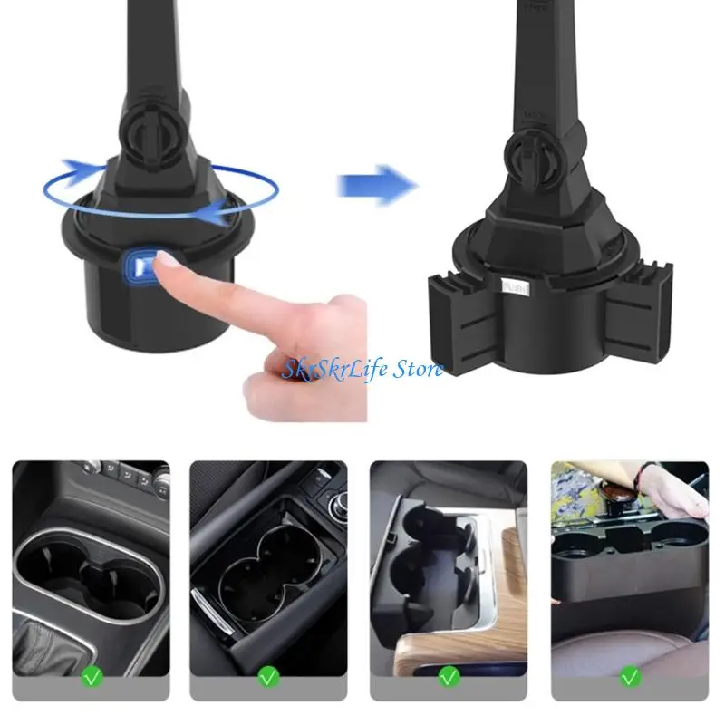 E65E Adjustable Universal Tablets Phone Holder for Car Cup Holder 360° Swivels Rotation and Secure Fixation No Slip
E65E Adjustable Universal Tablets Phone Holder for Car Cup Holder 360° Swivels Rotation and Secure Fixation No Slip
