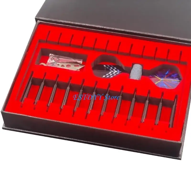 G6DE 12Pcs Professional Metal Darts Steel Tip Darts Set with Aluminum Shafts, Tool
G6DE 12Pcs Professional Metal Darts Steel Tip Darts Set with Aluminum Shafts, Tool