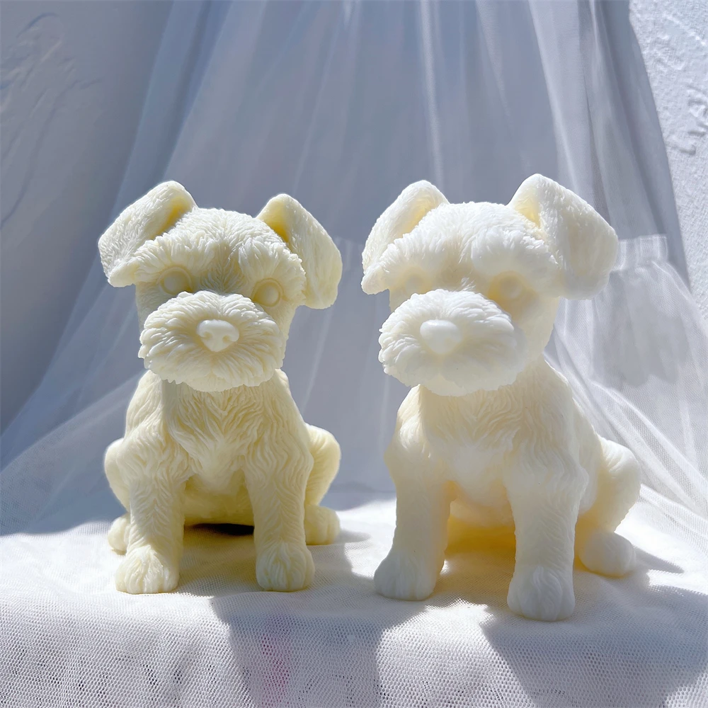 Schnauzer Puppy Figurine Silicone Candle Mold Animal Puppies Soy Wax Silicone Mould Pet Dog Lover Home Decor
Schnauzer Puppy Figurine Silicone Candle Mold Animal Puppies Soy Wax Silicone Mould Pet Dog Lover Home Decor