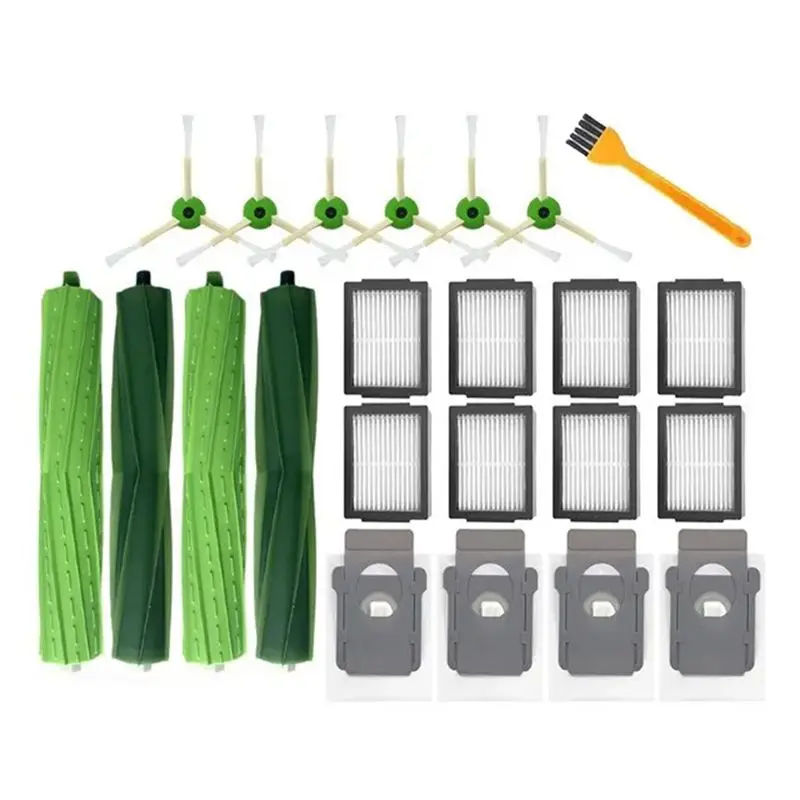 A21Q -Main Side Brush Hepa Filter Dust Bag For Irobot Roomba I3 I4 I6 I7 I8 J7 E5 E6 E7 Spare Parts Robot Vacuum Cleaner Parts
A21Q -Main Side Brush Hepa Filter Dust Bag For Irobot Roomba I3 I4 I6 I7 I8 J7 E5 E6 E7 Spare Parts Robot Vacuum Cleaner Parts
