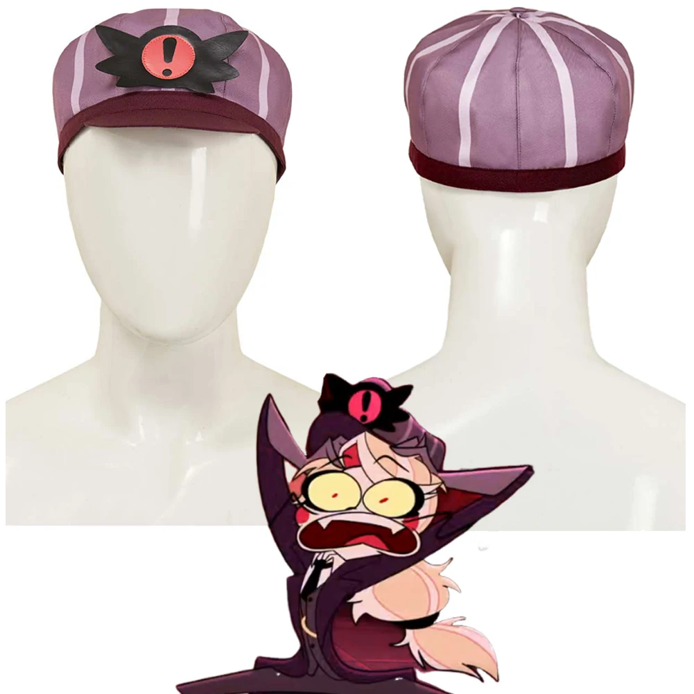 Charlie Morningstar Hat Cosplay TV Hell Hotel Costume Women Fantasia Stripe Cap Headgear Headwear Female Halloween Party Suits
Charlie Morningstar Hat Cosplay TV Hell Hotel Costume Women Fantasia Stripe Cap Headgear Headwear Female Halloween Party Suits