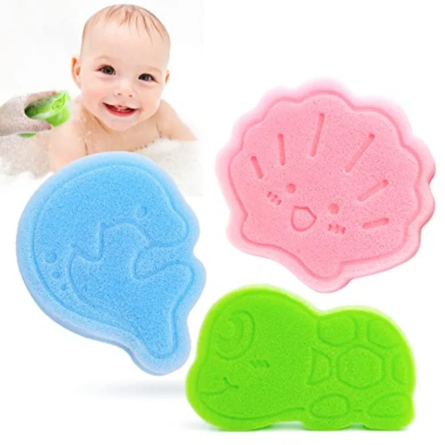 Baby Bath Sponge, Natural Cute Shapes Soft Shower Sponges for Bathing, Bathtub Foam for Infants and Toddler, 3pcs :, Pink Shell
Baby Bath Sponge, Natural Cute Shapes Soft Shower Sponges for Bathing, Bathtub Foam for Infants and Toddler, 3pcs :, Pink Shell
