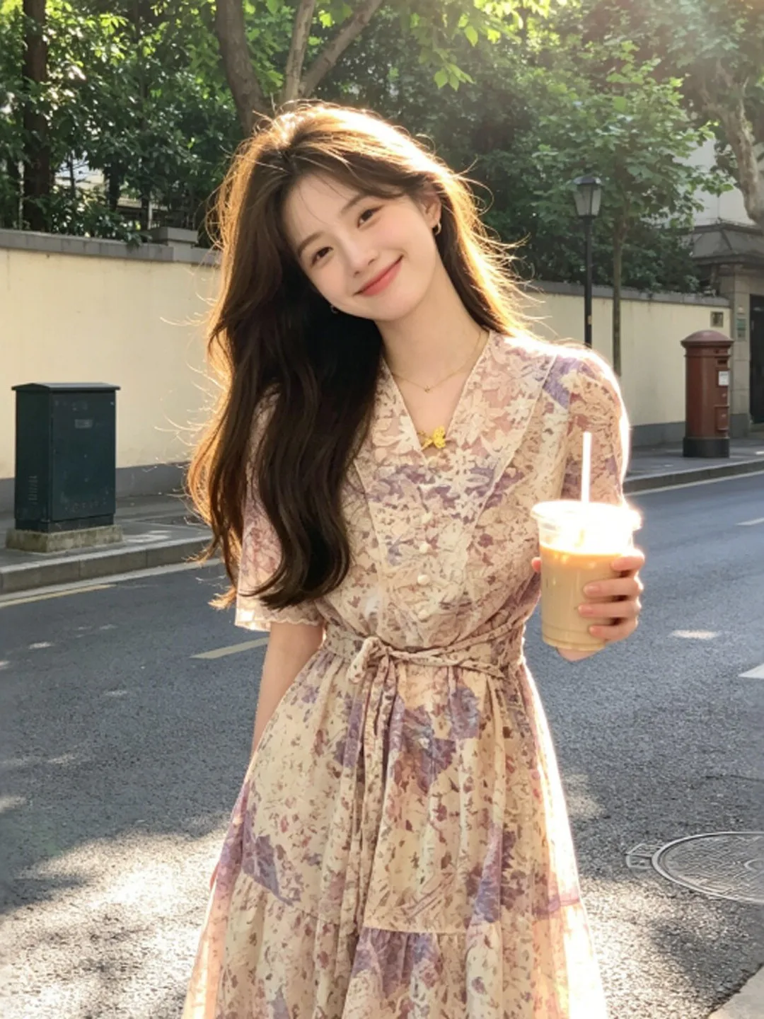 Chic Vintage Floral Print Waist-Cinching Slimming Summer Dress Tea Break Casual City Commute Business Casual Wedding Country
Chic Vintage Floral Print Waist-Cinching Slimming Summer Dress Tea Break Casual City Commute Business Casual Wedding Country