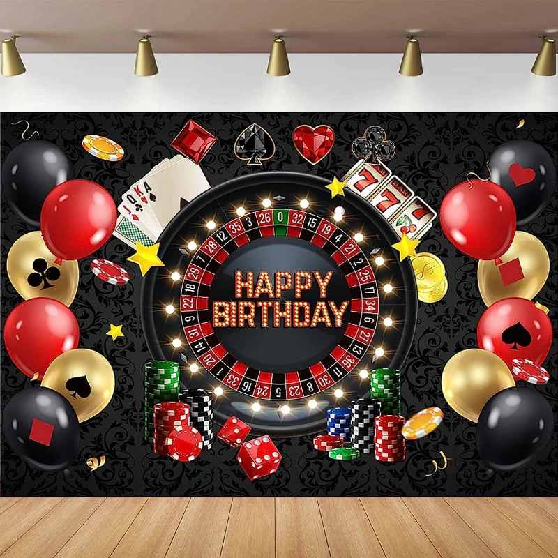 Photography Backdrop Las Vegas Poker Birthday Party Decor Casino Night Background For Adult Playing Cards Cake Table Poster
Photography Backdrop Las Vegas Poker Birthday Party Decor Casino Night Background For Adult Playing Cards Cake Table Poster