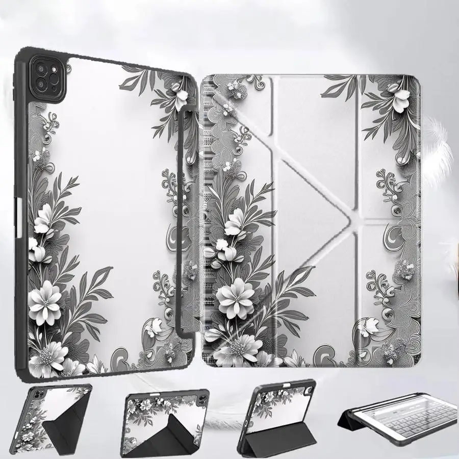 Floral Frame Pattern Holder Cover Tablet Case For iPad Pro 2025 Air 4 5 M3 M2 M4 11inch Pro 11th 10th 9th 8th 7th 12.9inch Mini
Floral Frame Pattern Holder Cover Tablet Case For iPad Pro 2025 Air 4 5 M3 M2 M4 11inch Pro 11th 10th 9th 8th 7th 12.9inch Mini