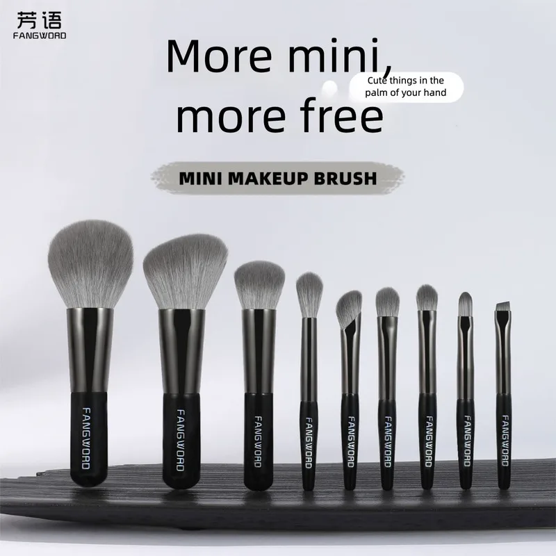 Fangyu Yunjin Mini Portable Makeup Brush Set, Loose Brush, Eyeshadow Brush, Contouring Brush With Brush Bag For Travel
Fangyu Yunjin Mini Portable Makeup Brush Set, Loose Brush, Eyeshadow Brush, Contouring Brush With Brush Bag For Travel