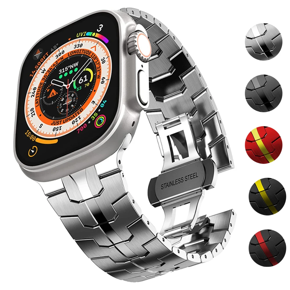 Браслет из нержавеющей стали для Apple watch Ultra band 49 мм 45 мм 44 мм 42 мм 41 мм 40 мм
Браслет из нержавеющей стали для Apple watch Ultra band 49 мм 45 мм 44 мм 42 мм 41 мм 40 мм