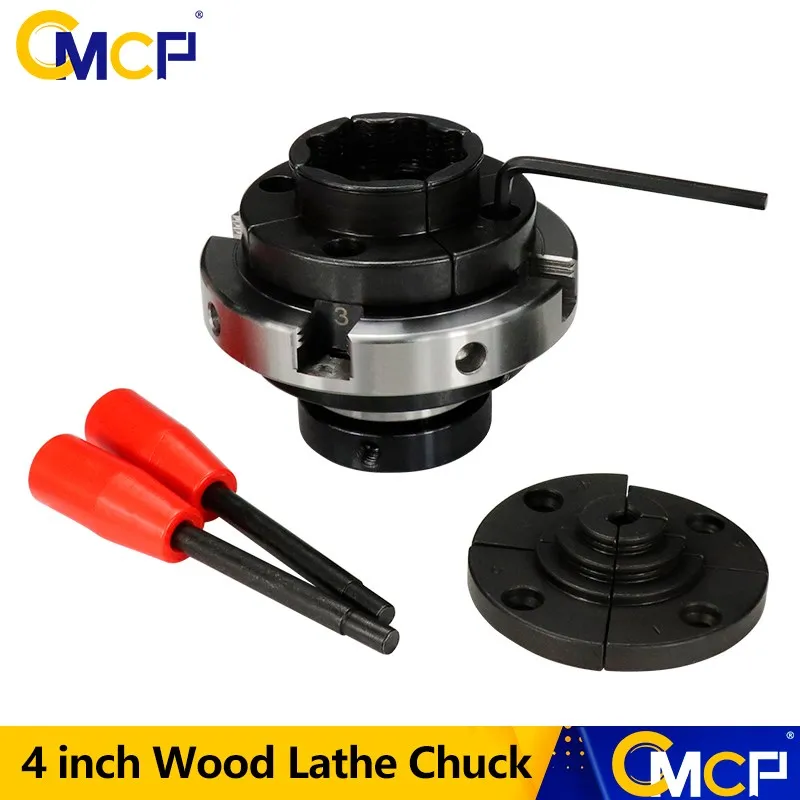 CMCP 4 inch Wood Lathe Chuck 100mm Thread 1"8TPI M33x3.5 4-jaw Self Centering Wood Turning Chuck Mini Lathe Woodworking Chucks
CMCP 4 inch Wood Lathe Chuck 100mm Thread 1"8TPI M33x3.5 4-jaw Self Centering Wood Turning Chuck Mini Lathe Woodworking Chucks