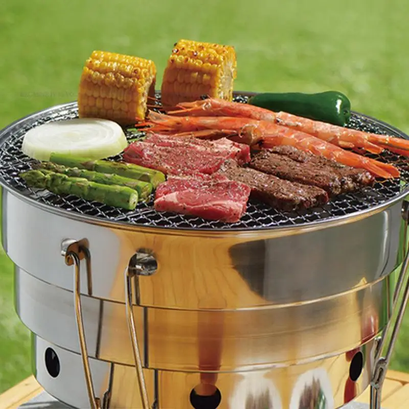 Multifunction Foldable Fire Pit Portable Stainless Steel Barbecue Grill Outdoor Cooking Supplies Charcoal Grill For Camping
Multifunction Foldable Fire Pit Portable Stainless Steel Barbecue Grill Outdoor Cooking Supplies Charcoal Grill For Camping