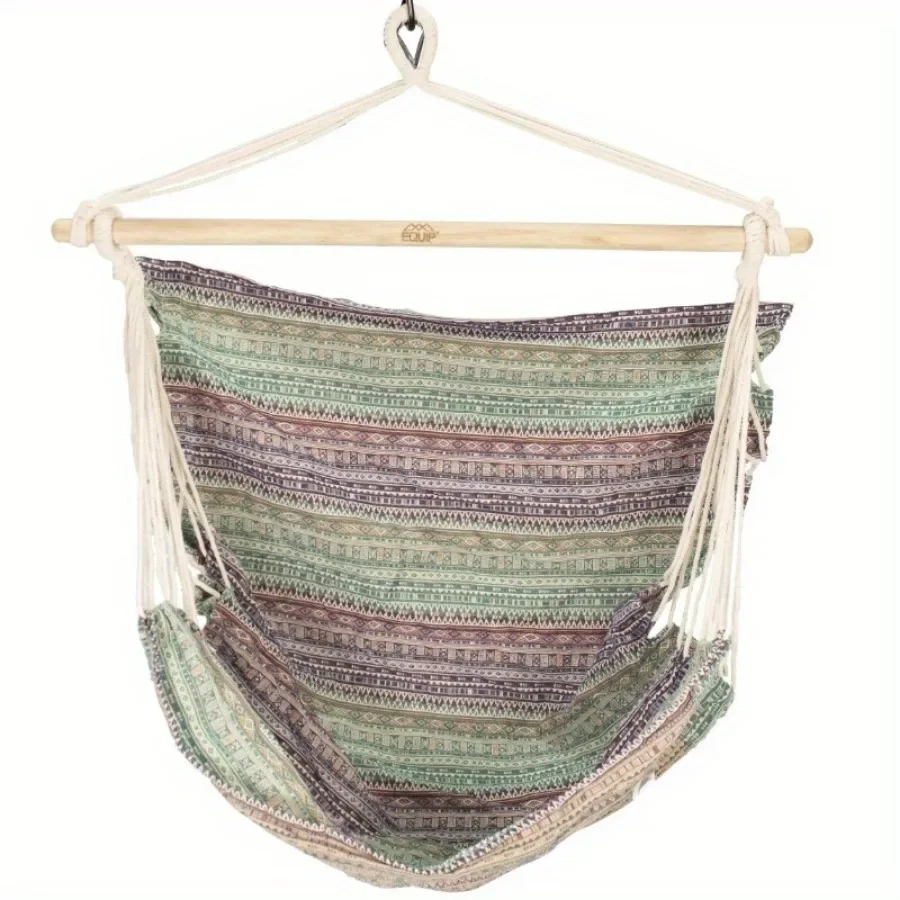 Single Hammock Chair Cotton Polyester Blend, Hanging Rope Chair for Indoor & Outdoor, Comfortable Swing Seat for Relaxing
Single Hammock Chair Cotton Polyester Blend, Hanging Rope Chair for Indoor & Outdoor, Comfortable Swing Seat for Relaxing
