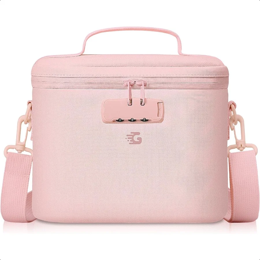 Lockable Lunch Box Bag Women Girls Insulated Waterproof Leakproof Lightweight Reusable Cooler with Combination Lock for Work Ba
Lockable Lunch Box Bag Women Girls Insulated Waterproof Leakproof Lightweight Reusable Cooler with Combination Lock for Work Ba