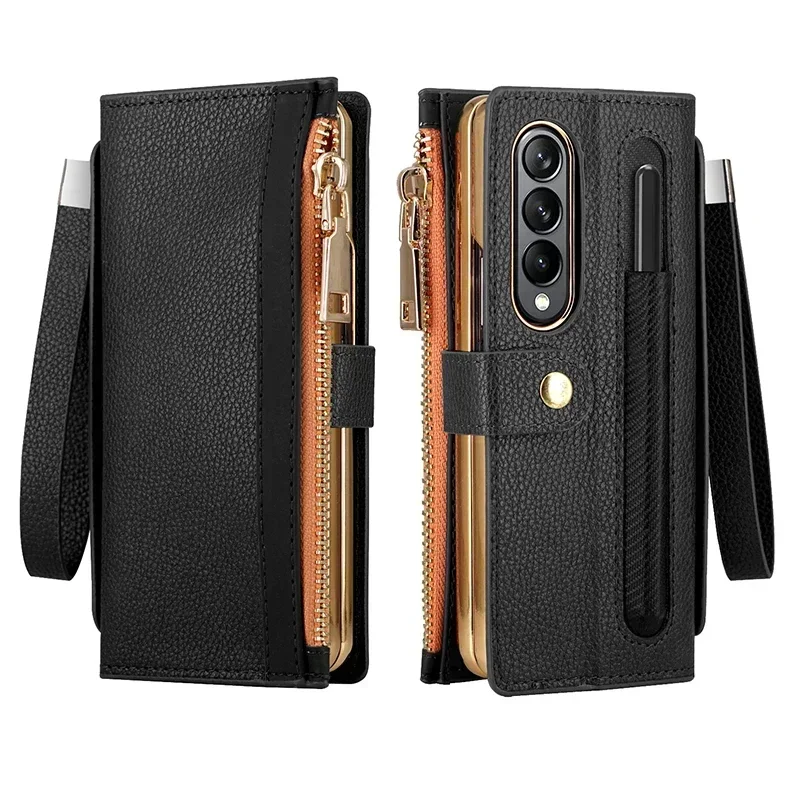 Phone Case For Wallet Leather Case Samsung Galaxy Z Fold 5 4 3 2 6 Zfold5 Zfold4 With Pen Holder Card Slot Lanyard Zipper Walle
Phone Case For Wallet Leather Case Samsung Galaxy Z Fold 5 4 3 2 6 Zfold5 Zfold4 With Pen Holder Card Slot Lanyard Zipper Walle