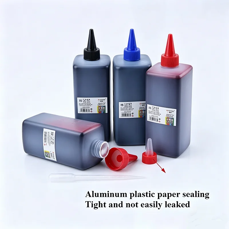 Permanent Marker Refill Ink 500ml Large Capacity Oil Based Waterproof Fade Resistant Ink for Drawing Marking Pen
Permanent Marker Refill Ink 500ml Large Capacity Oil Based Waterproof Fade Resistant Ink for Drawing Marking Pen