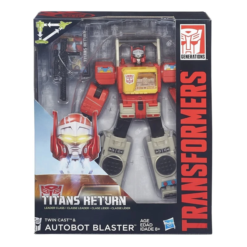 Hasbro Transformers Generations Titans Return Autobot Blaster and Twin Cast Action Figure Model Gift Toys New in Stock
Hasbro Transformers Generations Titans Return Autobot Blaster and Twin Cast Action Figure Model Gift Toys New in Stock