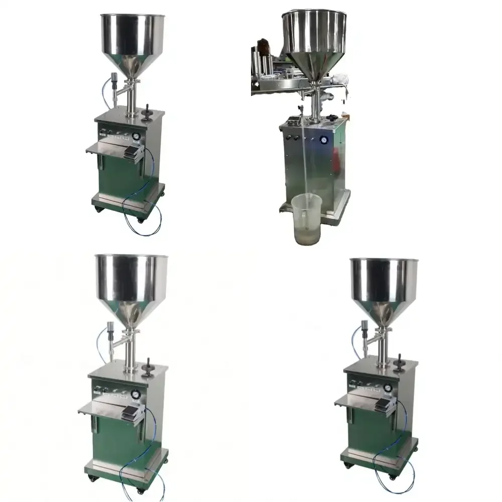 Pneumatic Filling Machine Vertical Liquid Sauce Paste Cream High Viscosity Fluid Liquid Quantitative Filling
Pneumatic Filling Machine Vertical Liquid Sauce Paste Cream High Viscosity Fluid Liquid Quantitative Filling