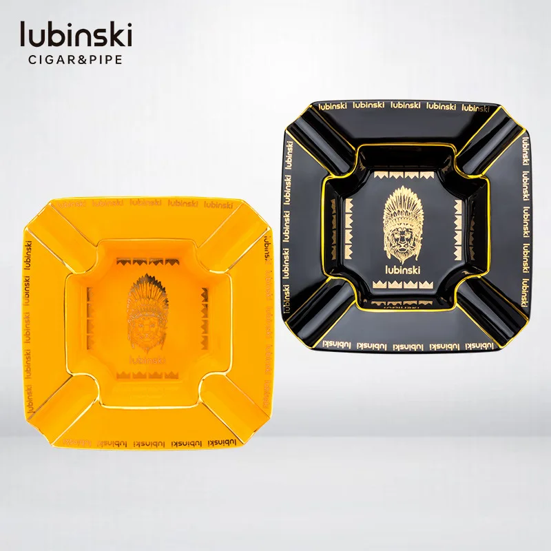 Cigar Ashtray Four Smoke Slots Ceramic Tracing Gold Large Capacity Gift Box Containing Cigar Ashtray
Cigar Ashtray Four Smoke Slots Ceramic Tracing Gold Large Capacity Gift Box Containing Cigar Ashtray