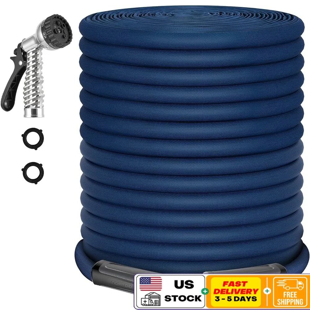 Легкий садовый шланг длиной 100 футов с 7-функциональным соплом Гибкий износостойкий нерасширяемый водяной шланг без ударов 360 ° Ручка
Легкий садовый шланг длиной 100 футов с 7-функциональным соплом Гибкий износостойкий нерасширяемый водяной шланг без ударов 360 ° Ручка