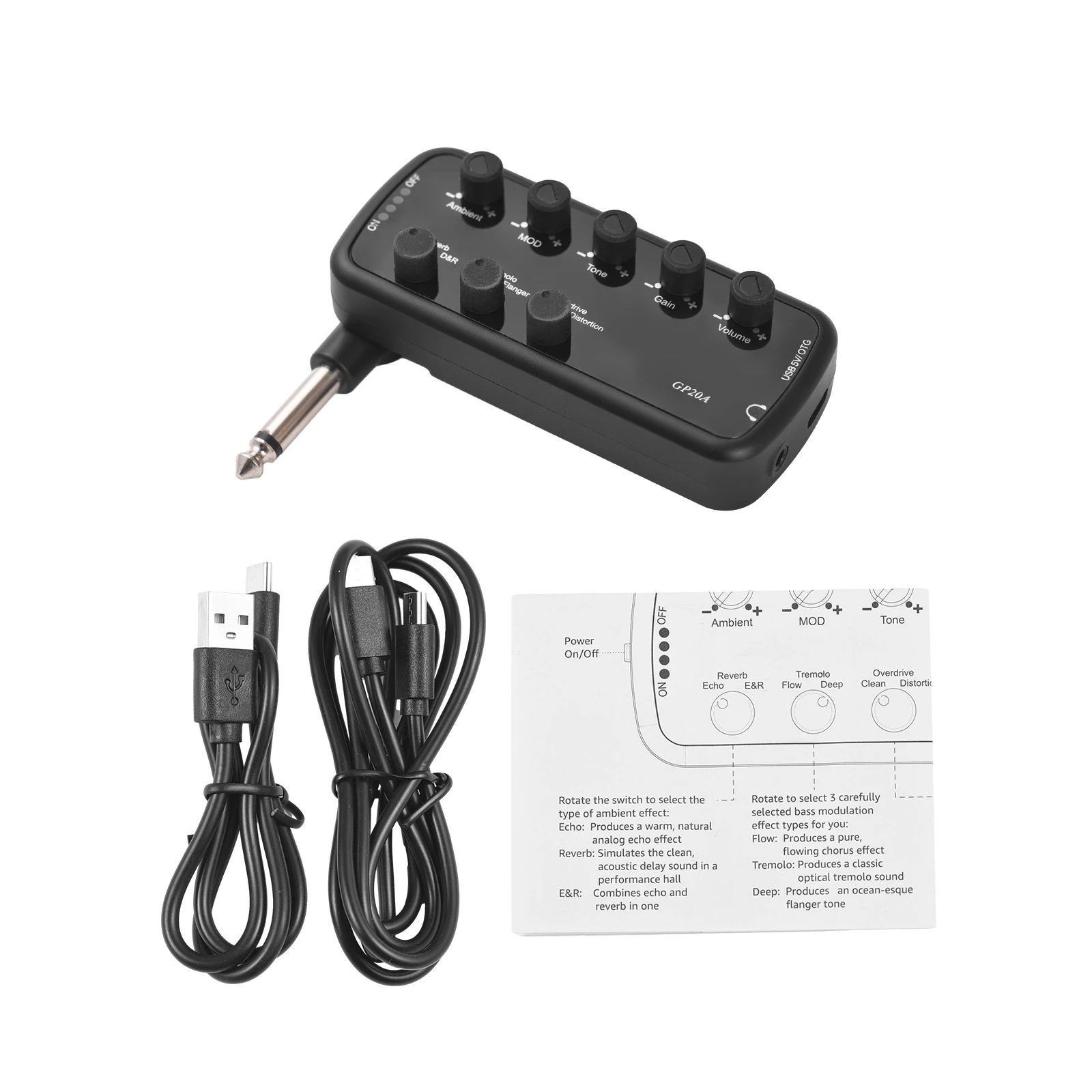 Guitar Amplifier Mini Amp Portable Headphone Guitar Amplifier Plug and Play for 3 Built-In Speaker OTG
Guitar Amplifier Mini Amp Portable Headphone Guitar Amplifier Plug and Play for 3 Built-In Speaker OTG