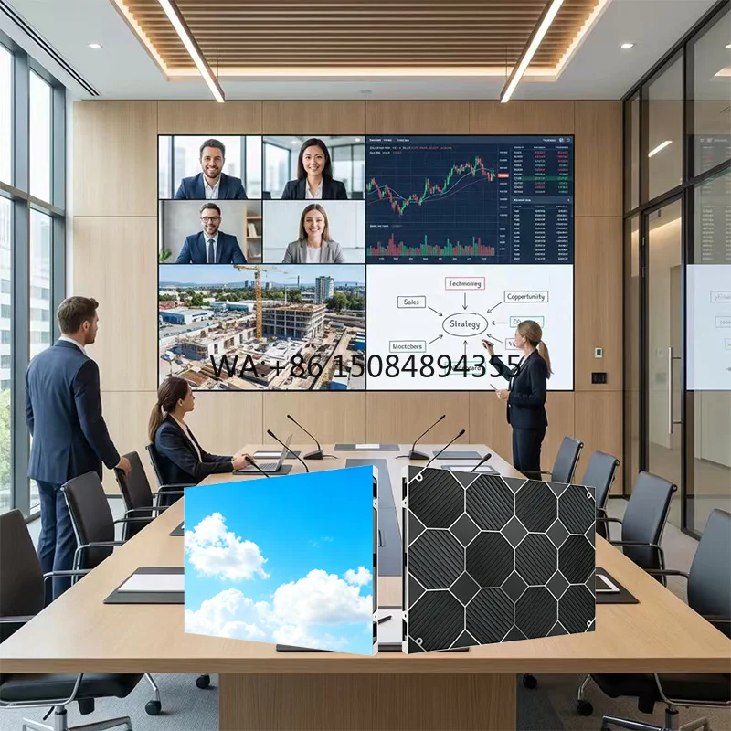 Front Service Indoor LED Video Wall COB P1.53/P1.25 Fine Pitch LED Display Screen for Conference Room Boardroom Showroom OEM
Front Service Indoor LED Video Wall COB P1.53/P1.25 Fine Pitch LED Display Screen for Conference Room Boardroom Showroom OEM