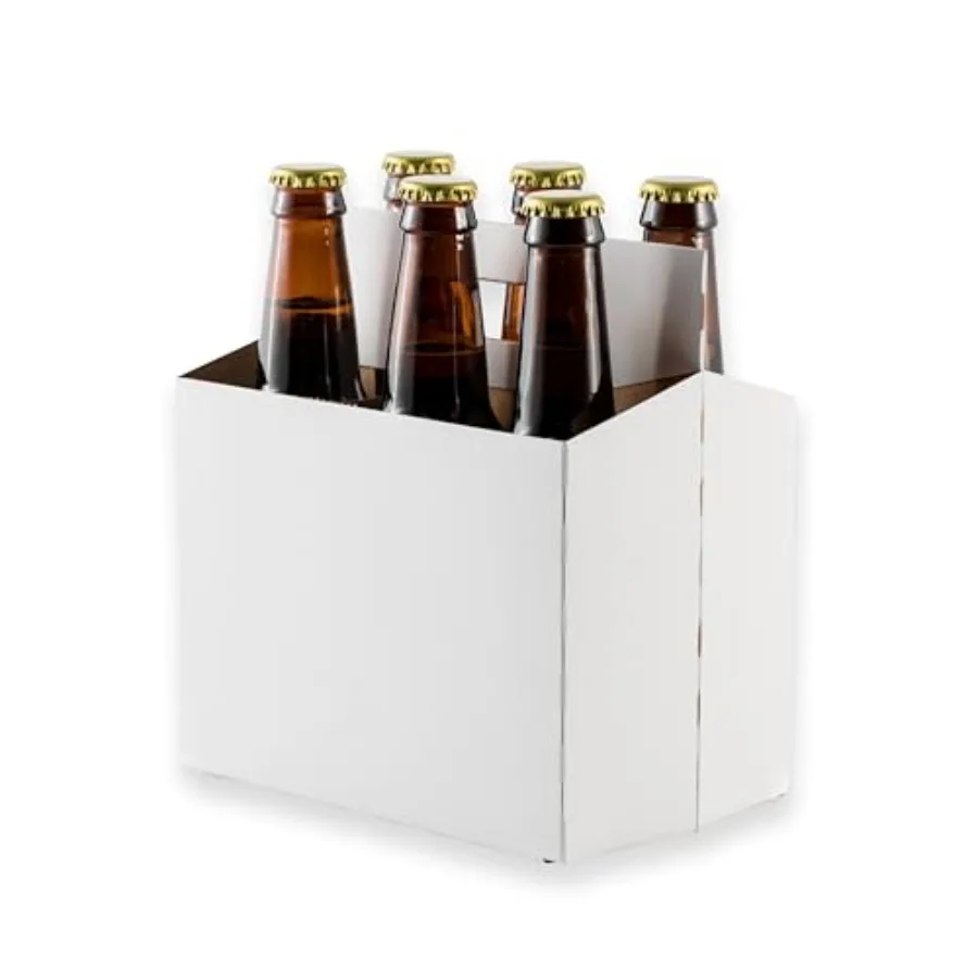 6pk Cardboard Carrier White, 150ct Holds 6pk 12oz Bottles FAST SAME DAY SHIPPING
6pk Cardboard Carrier White, 150ct Holds 6pk 12oz Bottles FAST SAME DAY SHIPPING