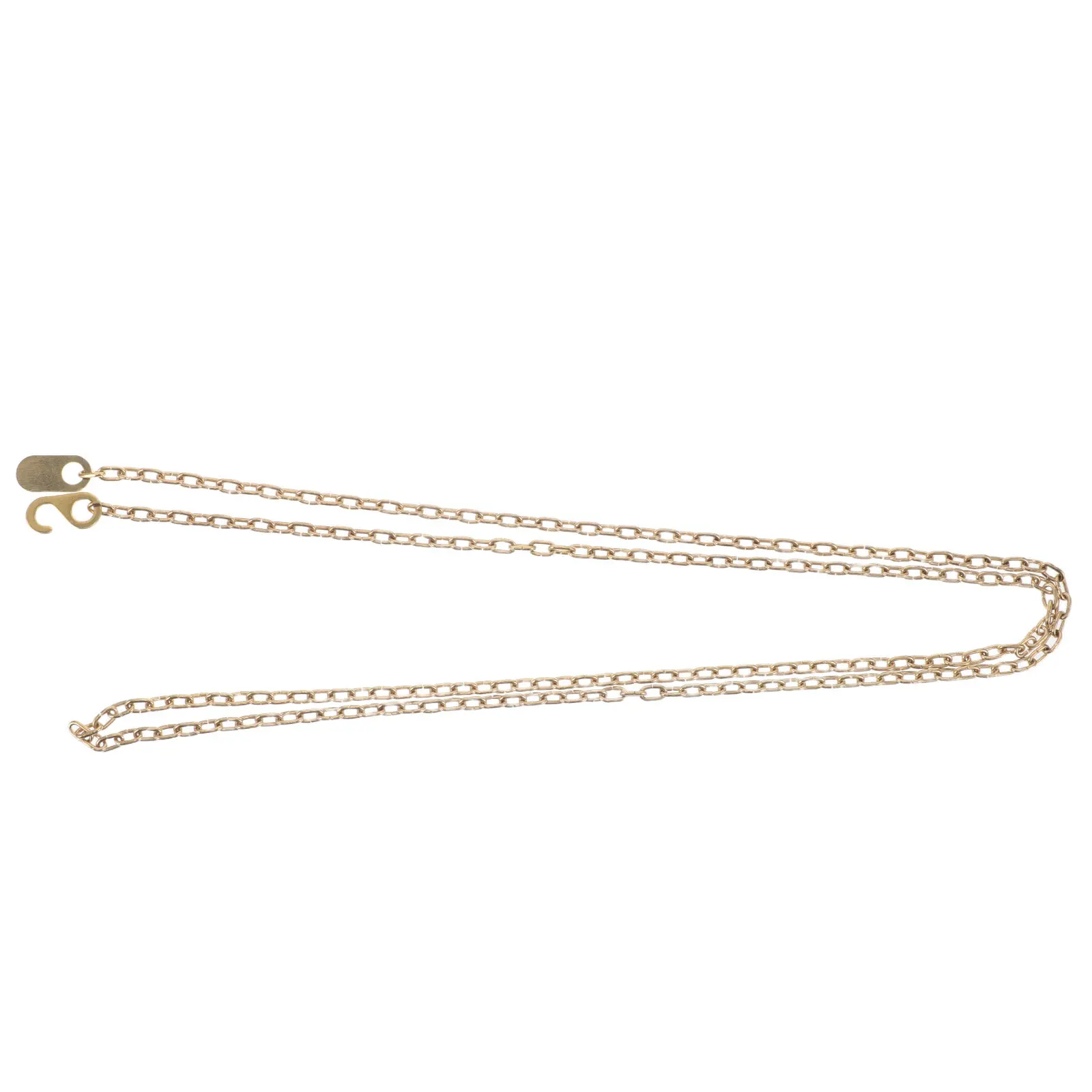 Классическая золотая цепь для механических маятниковых часов, запасная часть, сверхпрочная, для ремонта напольных часов, надежная.
Классическая золотая цепь для механических маятниковых часов, запасная часть, сверхпрочная, для ремонта напольных часов, надежная.