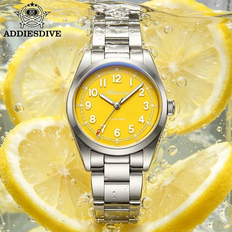 ADDIESDIVE New Men's Watches 36mm Top Brand Quartz Wristwatch Sapphire Mirror Stainless Steel 100m Waterproof Luminous Watch
ADDIESDIVE New Men's Watches 36mm Top Brand Quartz Wristwatch Sapphire Mirror Stainless Steel 100m Waterproof Luminous Watch