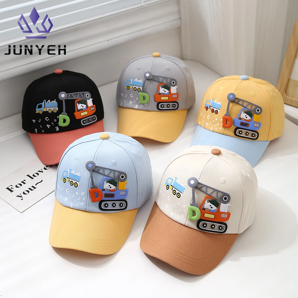 Baby Hat Cartoon Engineering Car Baseball Cap Cute Boys Girls Duckbill Cap Children Summer Sun Hat For Kids 2-6 Years
Baby Hat Cartoon Engineering Car Baseball Cap Cute Boys Girls Duckbill Cap Children Summer Sun Hat For Kids 2-6 Years