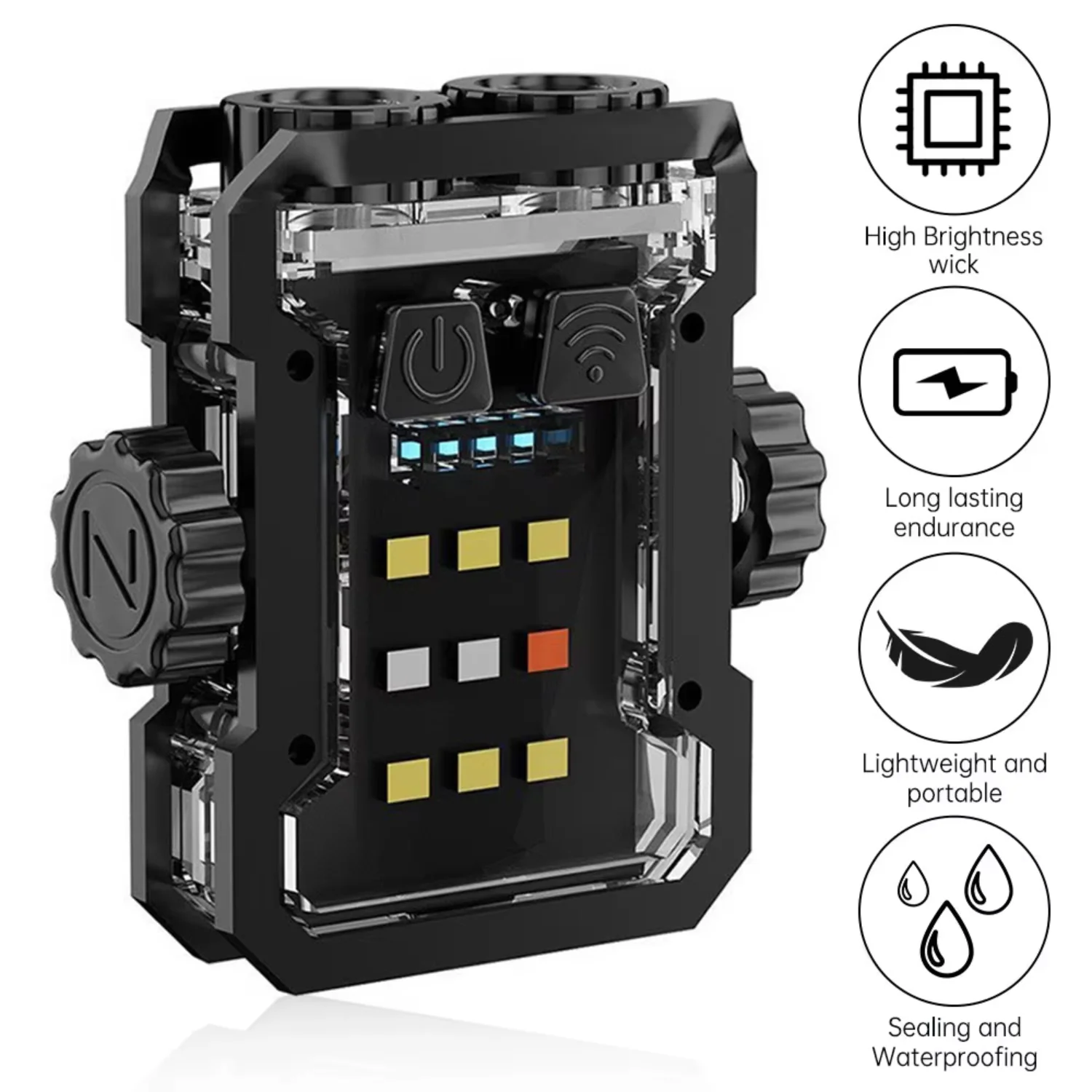 Mini Portable Keychain Flashlight Type-c Rechargeable EDC with Magnet 6 Modes Powerful Work Light Camping Pocket Lantern
Mini Portable Keychain Flashlight Type-c Rechargeable EDC with Magnet 6 Modes Powerful Work Light Camping Pocket Lantern