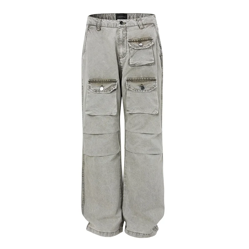 Hip Hop Vintage Loose Jeans Pants Multi Pockets Streetwear Casual Denim Trousers For Male Patchwork
Hip Hop Vintage Loose Jeans Pants Multi Pockets Streetwear Casual Denim Trousers For Male Patchwork