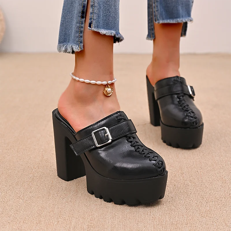 Fashion Baotou New 2026 Ultra-High Women's Summer Thick-Soled Round-Toe Waterproof Outdoor Slippers
Fashion Baotou New 2026 Ultra-High Women's Summer Thick-Soled Round-Toe Waterproof Outdoor Slippers