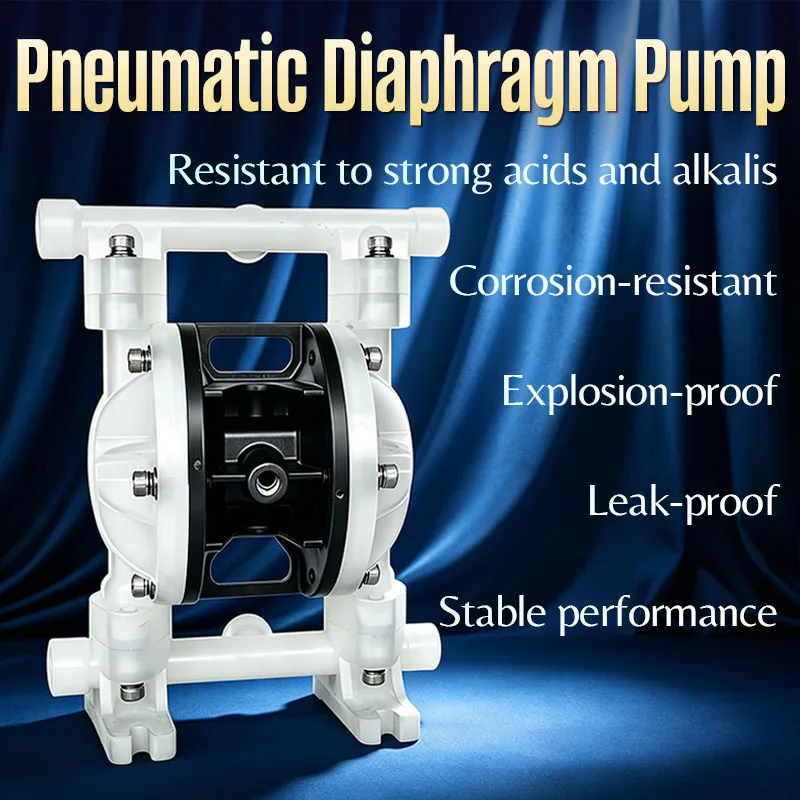 Explosion-proof Pneumatic diaphragm pump Cast iron / Stainless steel / Fluoroplastics / Aluminum alloy Corrosion-resistant
Explosion-proof Pneumatic diaphragm pump Cast iron / Stainless steel / Fluoroplastics / Aluminum alloy Corrosion-resistant