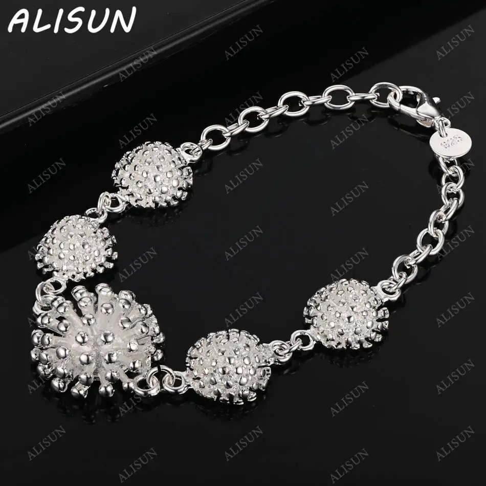 ALISUN 925 Sterling Silver Fireworks Bracelets For Women Charm Trend Birthday Gifts Fashion Party Fine Jewelry
ALISUN 925 Sterling Silver Fireworks Bracelets For Women Charm Trend Birthday Gifts Fashion Party Fine Jewelry