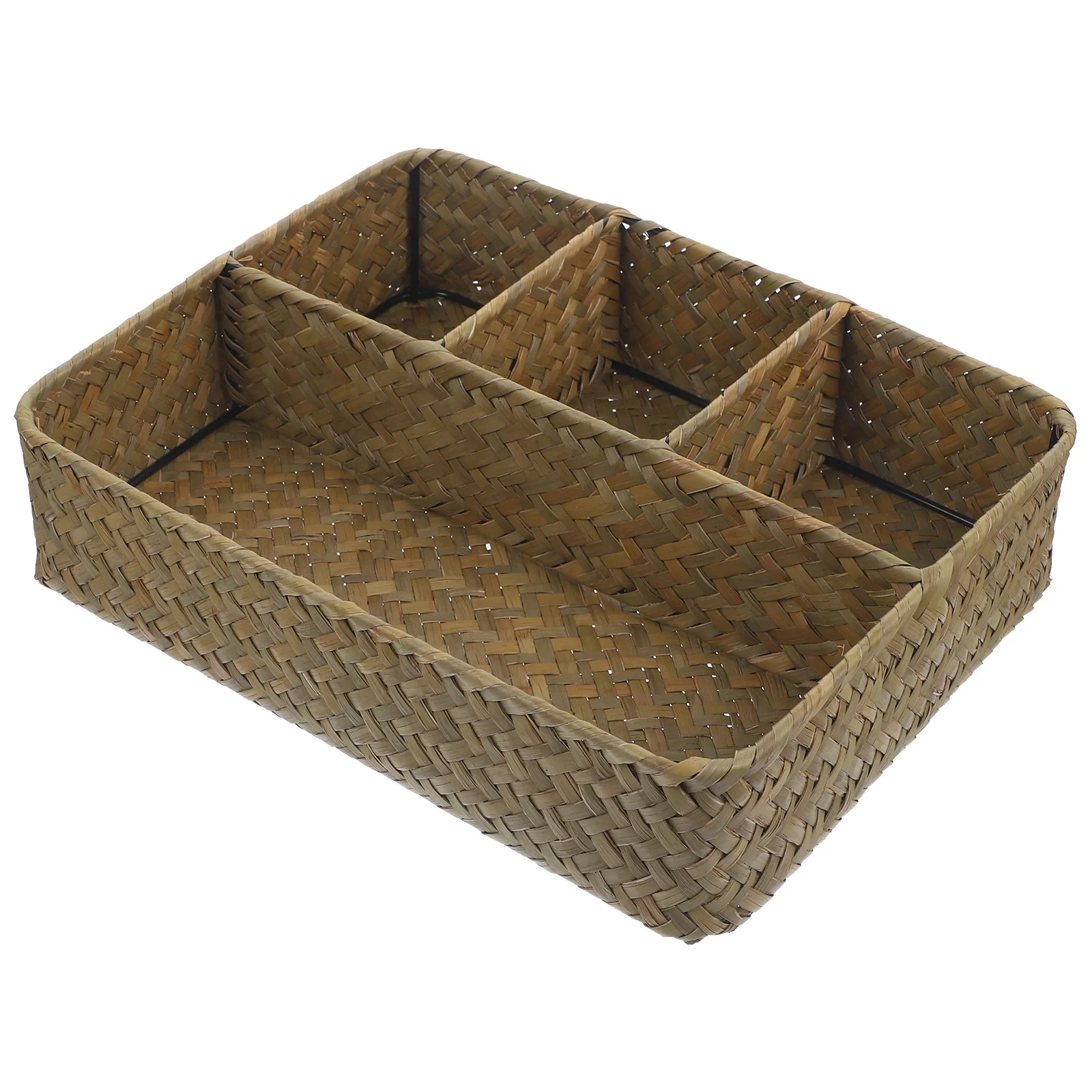 Compartment Woven Storage Basket for Coffee Bar Essentials Tea Bag Holder Organizer Station Countertop Condiment Creamer Sugar
Compartment Woven Storage Basket for Coffee Bar Essentials Tea Bag Holder Organizer Station Countertop Condiment Creamer Sugar