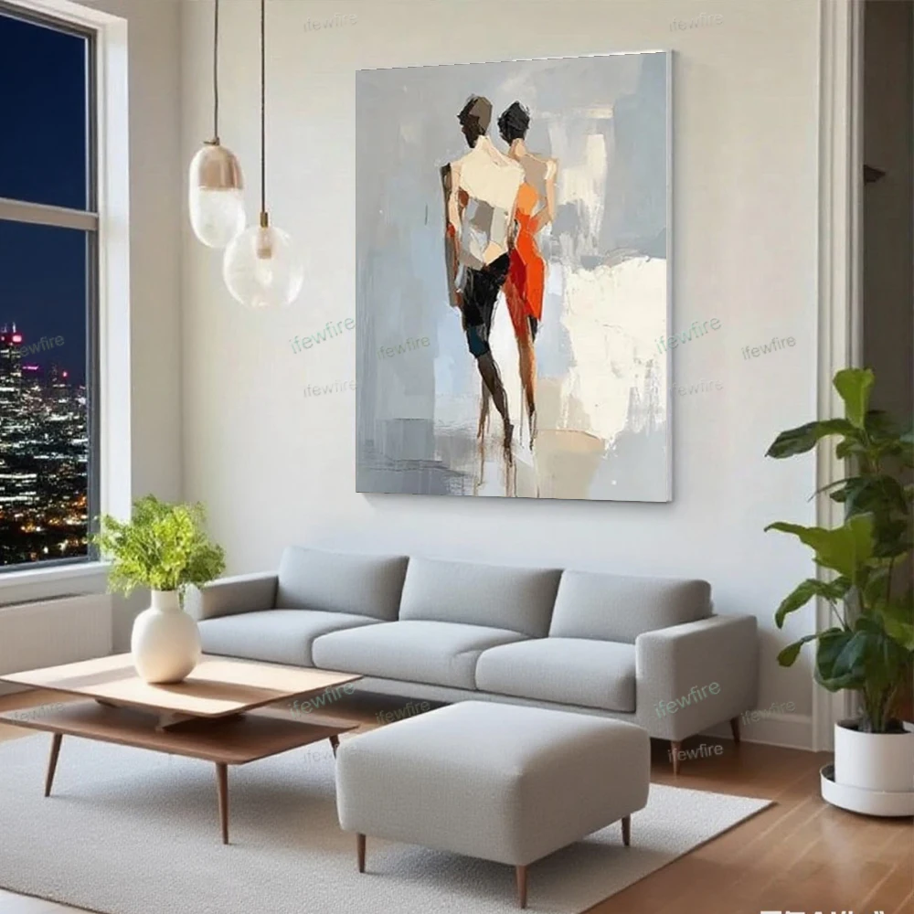Hand Drawn Couple Abstract Oil Painting 100% Original Wall Art for Home Living Room Decor Aesthetic Interior Design
Hand Drawn Couple Abstract Oil Painting 100% Original Wall Art for Home Living Room Decor Aesthetic Interior Design