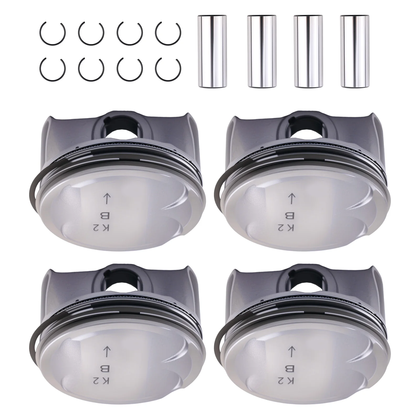 Новый комплект поршней и поршневых колец для Hyundai Kona Elantra 2017-2018 2.0L
Новый комплект поршней и поршневых колец для Hyundai Kona Elantra 2017-2018 2.0L