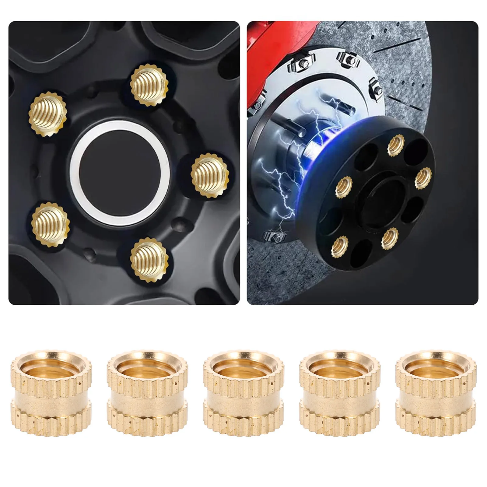 20Pcs Brass Heat Set Insert Female Thread Nut Insert 8x6mm Threaded Inserts for Plastic Injection Molding Wood 3D Printing
20Pcs Brass Heat Set Insert Female Thread Nut Insert 8x6mm Threaded Inserts for Plastic Injection Molding Wood 3D Printing