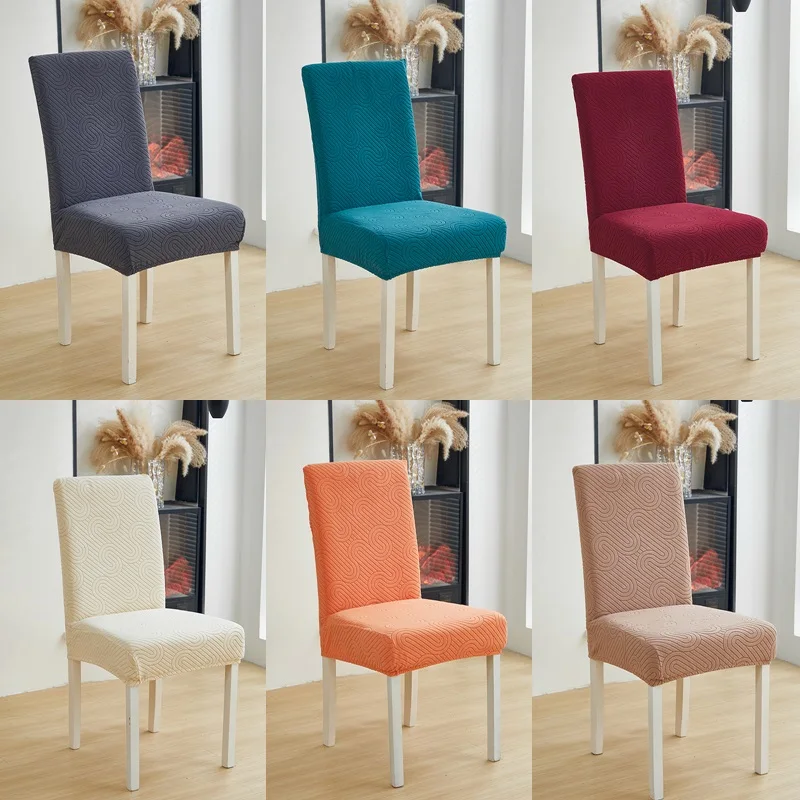 1/2pcs Jacquard Fabric Chair Cover Dining Room Stretch Chair Covers Solid Color Chair Seat Slipcover for Kitchen Wedding Banquet
1/2pcs Jacquard Fabric Chair Cover Dining Room Stretch Chair Covers Solid Color Chair Seat Slipcover for Kitchen Wedding Banquet