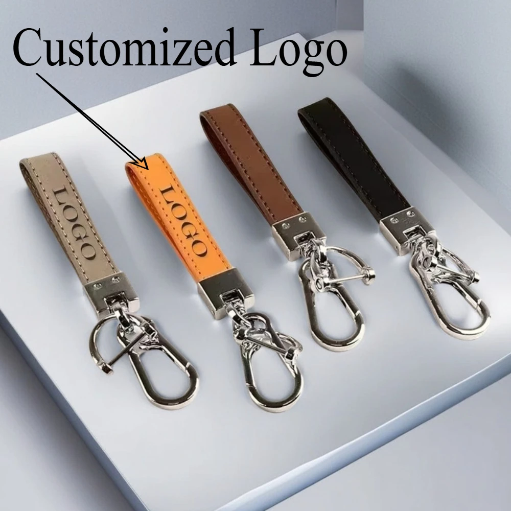 Custom LOGO Name Car Keychain Creative and Simple Genuine Leather Portable Key Chains High-end Elite Keyring Small Pendant Gift
Custom LOGO Name Car Keychain Creative and Simple Genuine Leather Portable Key Chains High-end Elite Keyring Small Pendant Gift