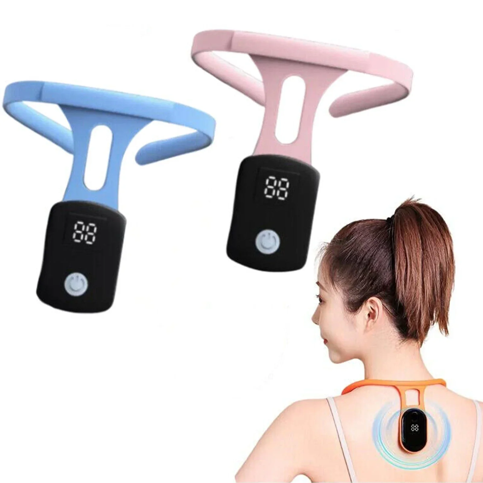 Ultrasonic Posture corrector vibration hunchback Reminder Monitoring Neck Instrument Body Shaping Relief Back Correction Doterra
Ultrasonic Posture corrector vibration hunchback Reminder Monitoring Neck Instrument Body Shaping Relief Back Correction Doterra