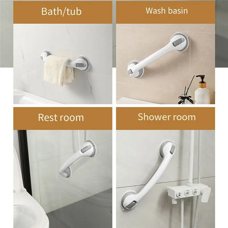 A76I-2 Punch-Free Large Suction Cup Handrails Bathroom Toilet Glass Door Handles Elderly Safety Non-Slip Handrails
A76I-2 Punch-Free Large Suction Cup Handrails Bathroom Toilet Glass Door Handles Elderly Safety Non-Slip Handrails