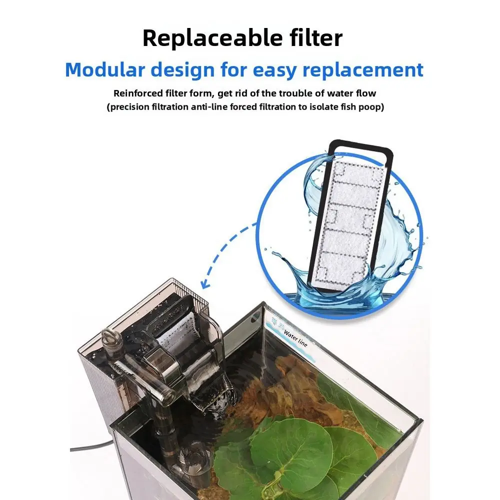 3 in 1 Fish Tank Filters 3-Stage Filtration Adjustable Flow Aquarium Filter Low Noise Clearing Oil Film
3 in 1 Fish Tank Filters 3-Stage Filtration Adjustable Flow Aquarium Filter Low Noise Clearing Oil Film