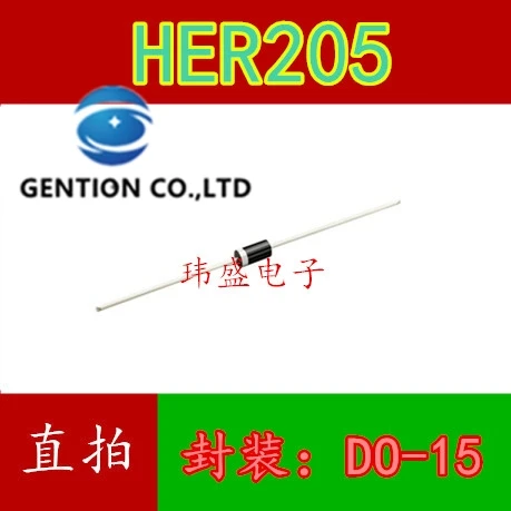 50PCS HER205 400 v 2 a super fast recovery diodes DO-15 MIC in stock 100% new and original
50PCS HER205 400 v 2 a super fast recovery diodes DO-15 MIC in stock 100% new and original