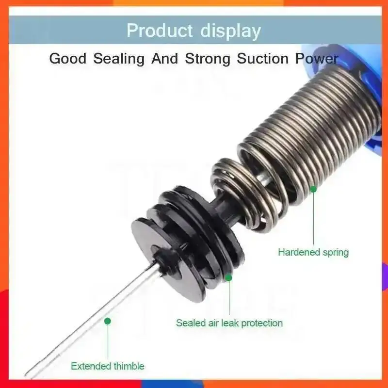 RELIFE RL-084 Manual Tin Remover Strong Suction Tin Absorption Tools Desoldering Pen for Dismantling Soldering Hand Tools
RELIFE RL-084 Manual Tin Remover Strong Suction Tin Absorption Tools Desoldering Pen for Dismantling Soldering Hand Tools