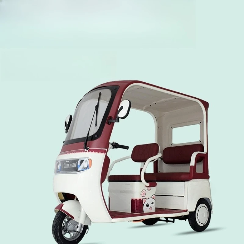 Electric tricycle passenger and cargo dual-purpose with shed to pick up and drop off children, elderly tricycle
Electric tricycle passenger and cargo dual-purpose with shed to pick up and drop off children, elderly tricycle