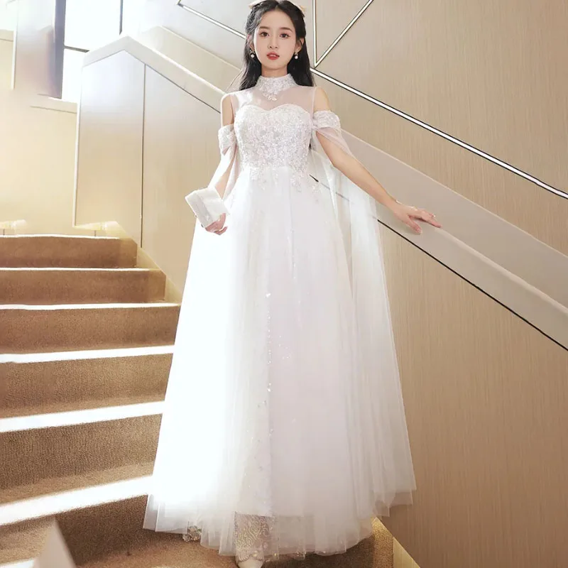 French Evening Dresses Women's 2024 New Y2k Prom Banquet Dresses Female High-end Elegant Art Test Host Long Dress
French Evening Dresses Women's 2024 New Y2k Prom Banquet Dresses Female High-end Elegant Art Test Host Long Dress