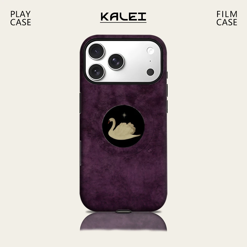 Plum Velvet Swan Phone Case for IPhone 17 16 15 14 13 Pro Max Plus for Magnetic Single Double-layer Tough Case
Plum Velvet Swan Phone Case for IPhone 17 16 15 14 13 Pro Max Plus for Magnetic Single Double-layer Tough Case